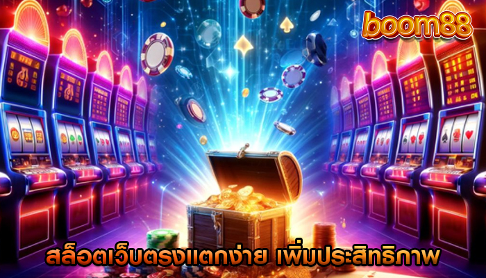 สล็อตเว็บตรงแตกง่าย เพิ่มประสิทธิภาพการเล่นเกมสำหรับอุปกรณ์