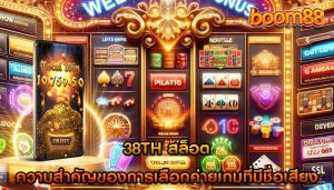 38th สล็อต ความสำคัญของการเลือกค่ายเกมที่มีชื่อเสียง