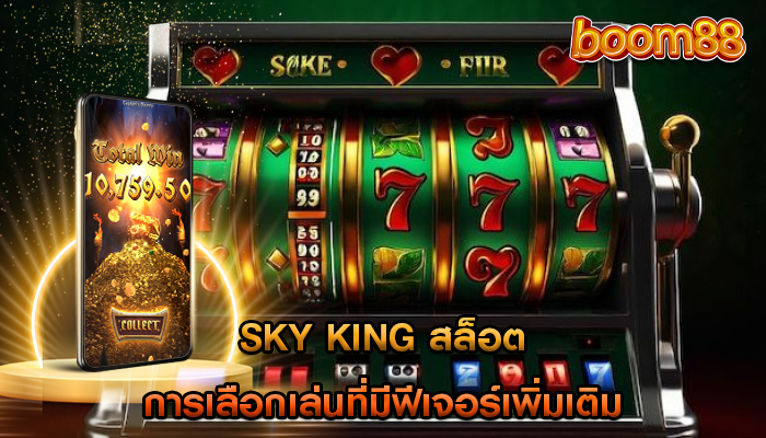 sky king สล็อต การเลือกเล่นที่มีฟีเจอร์เพิ่มเติม