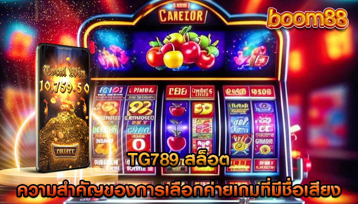 tg789 สล็อต ความสำคัญของการเลือกค่ายเกมที่มีชื่อเสียง
