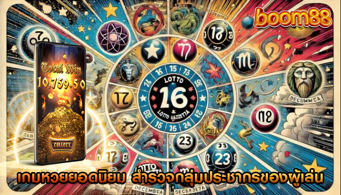 เกมหวยยอดนิยม สำรวจกลุ่มประชากรของผู้เล่น